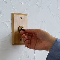 ウッデンプレートスイッチ メープル