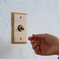 ウッデンプレートスイッチ メープル