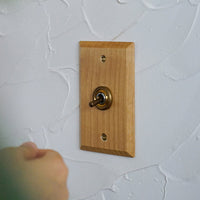 ウッデンプレートスイッチ メープル