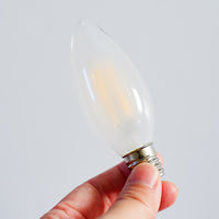 シャンデリアLED電球E17フロスト