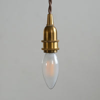 シャンデリアLED電球E17フロスト