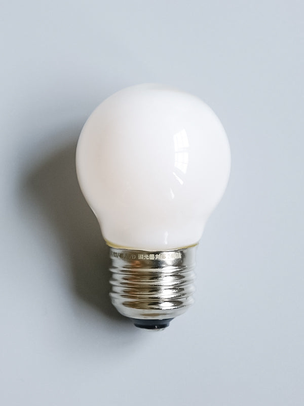 ミニボール型LED電球E26乳白