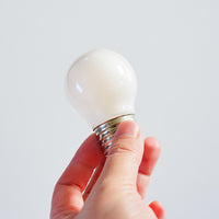 ミニボール型LED電球E26乳白