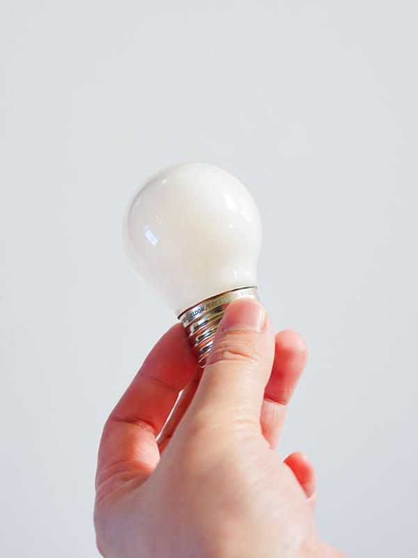 ミニボール型LED電球E26乳白