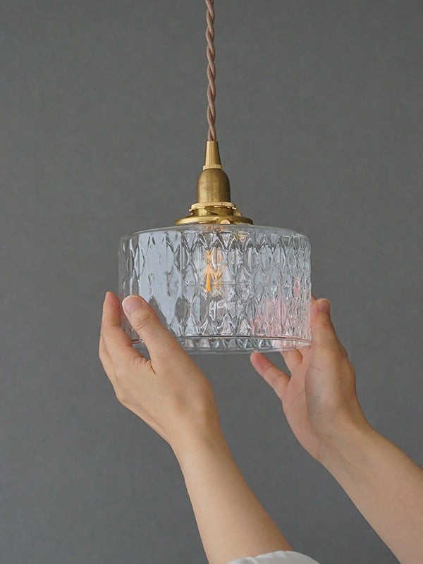 ガラスシェード ダイヤ