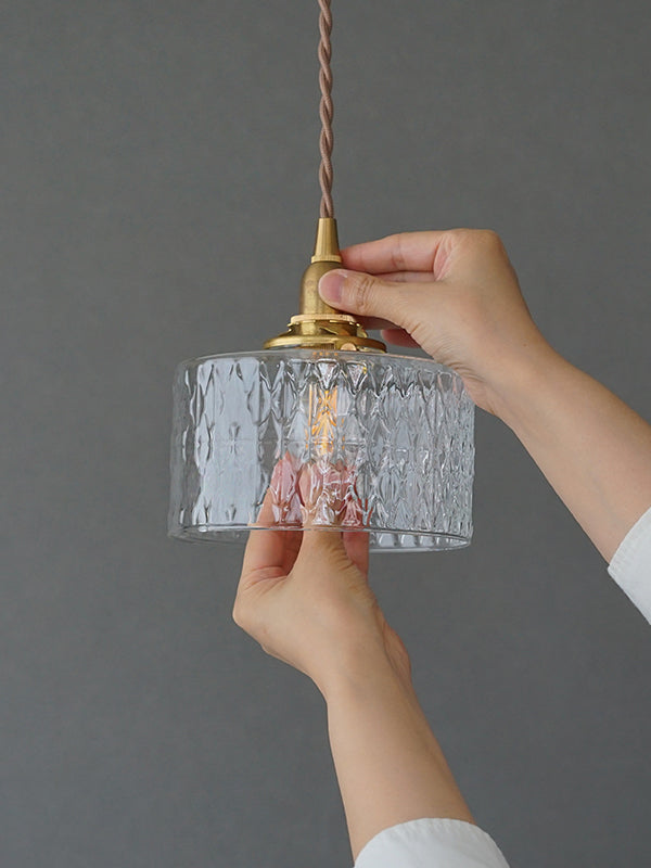 ガラスシェード ダイヤ