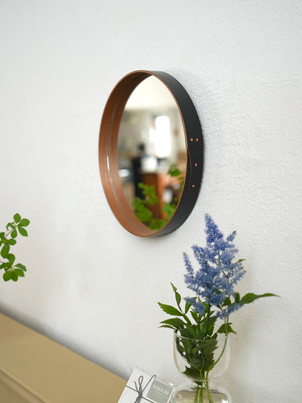 シェーカーラウンドミラー ブラック