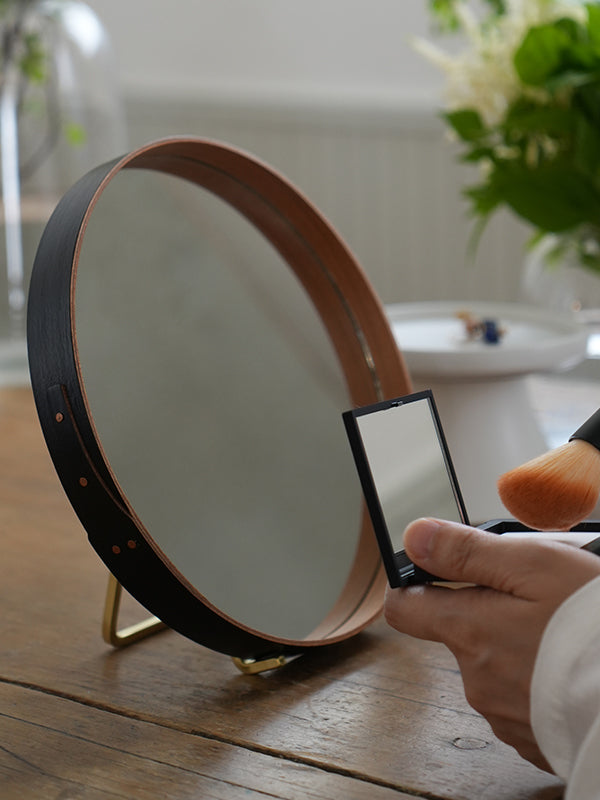 シェーカーラウンドミラー ブラック