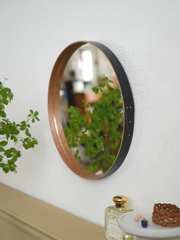 シェーカーラウンドミラー ブラック