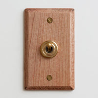 ウッデンプレートスイッチ メープル