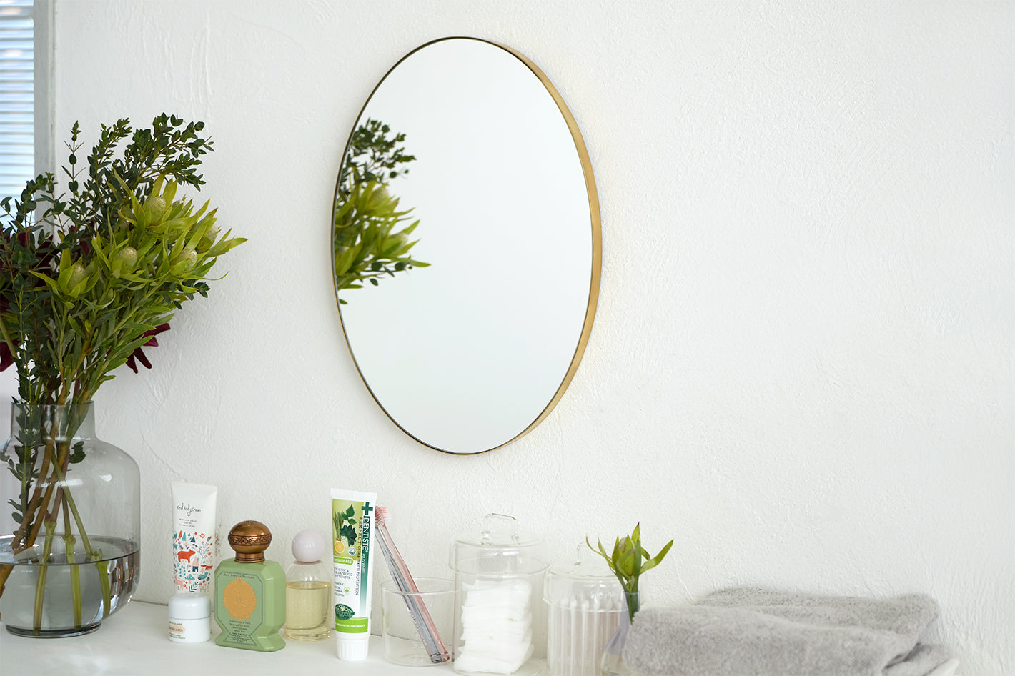 【新商品】真鍮の円形ミラー「Brass mirror」シリーズ