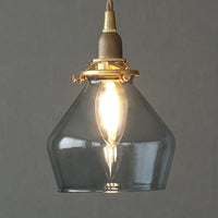 ガラスシェード ポワー ブルーグレー E17 SET