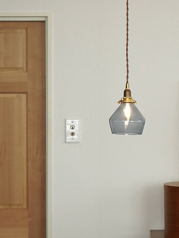 ガラスシェード ポワー ブルーグレー E17 SET | AXCIS ONLINE