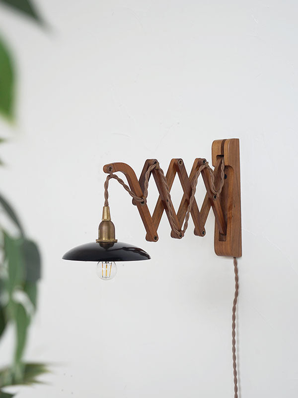 Wood Bracket SCISSOR WALNUT | AXCIS ONLINE