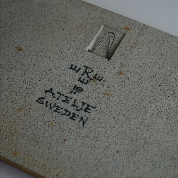 Ceramic plaque/Inger Persson(1960's)/Rorstrand