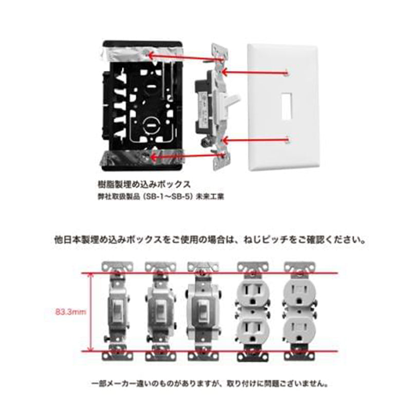 ステンレスヘアラインコンビプレート 1口スイッチ2口コンセント