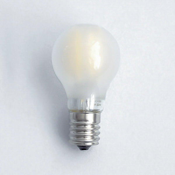 小型LED電球E17乳白