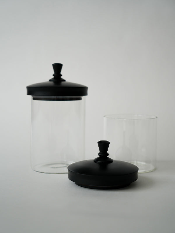 ティム ガラスジャー ブラック | AXCIS ONLINE