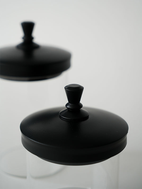 ティム ガラスジャー ブラック | AXCIS ONLINE