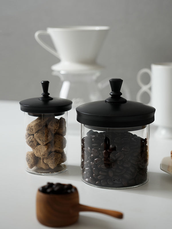 ティム ガラスジャー ブラック | AXCIS ONLINE