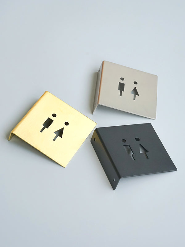 壁出しサイン Toilet