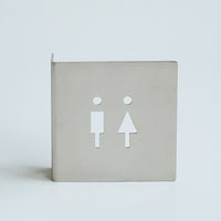 壁出しサイン Toilet