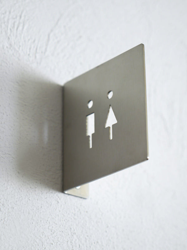 壁出しサイン Toilet