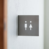 壁出しサイン Toilet