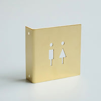 壁出しサイン Toilet