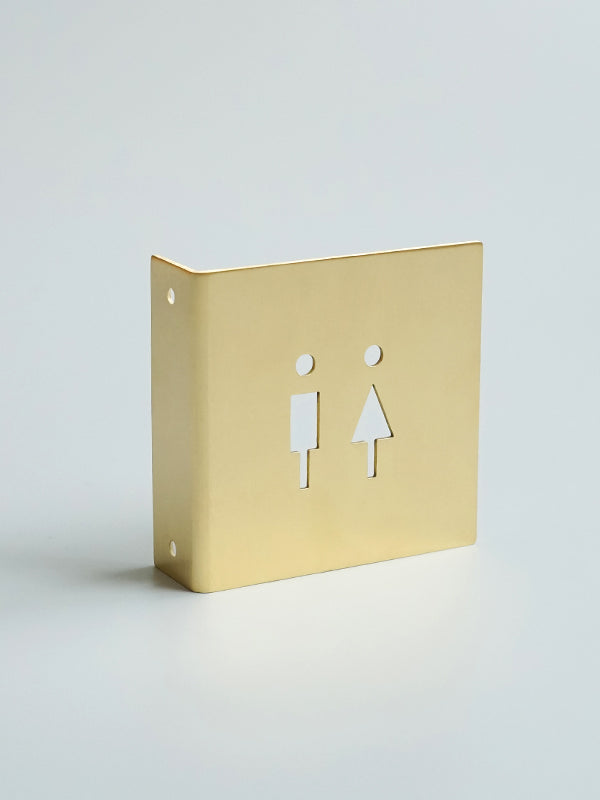 壁出しサイン Toilet