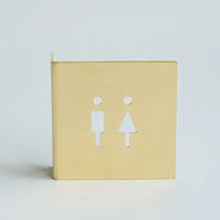 壁出しサイン Toilet