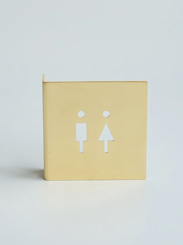 壁出しサイン Toilet
