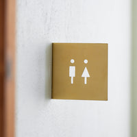 壁出しサイン Toilet