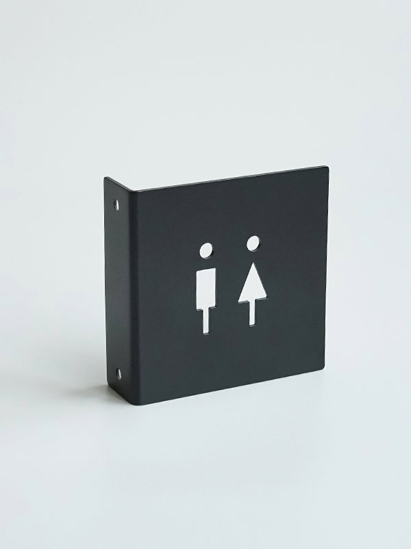 壁出しサイン Toilet