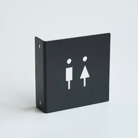 壁出しサイン Toilet
