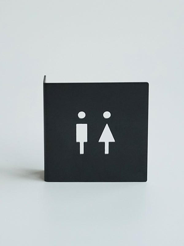 壁出しサイン Toilet