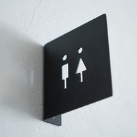 壁出しサイン Toilet