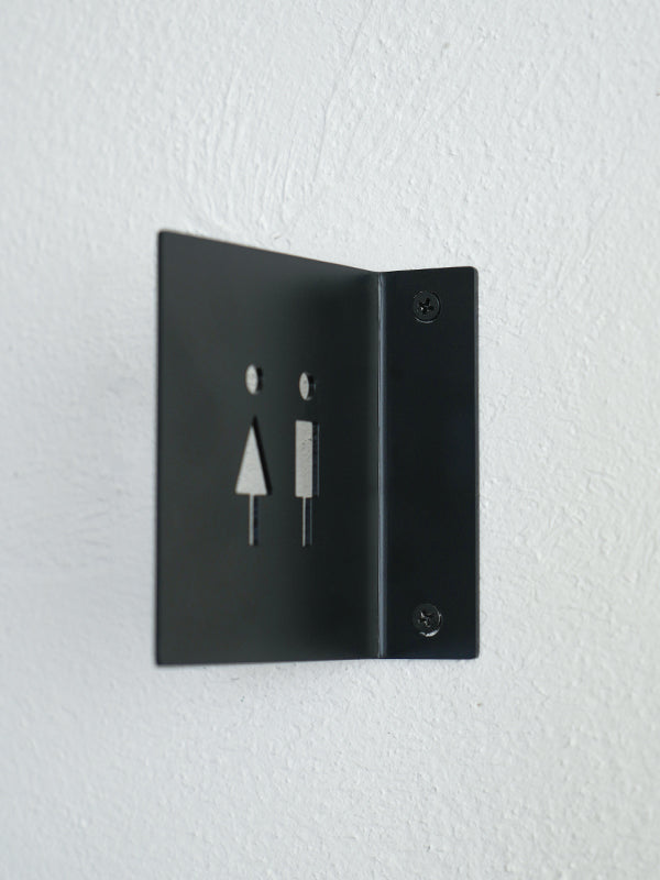 壁出しサイン Toilet
