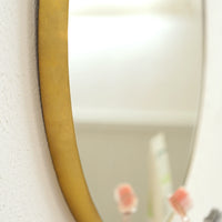 Brass round mirror 320