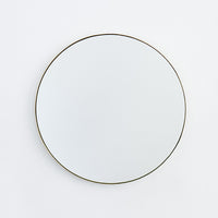 Brass round mirror 320