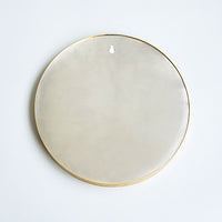 Brass round mirror 320