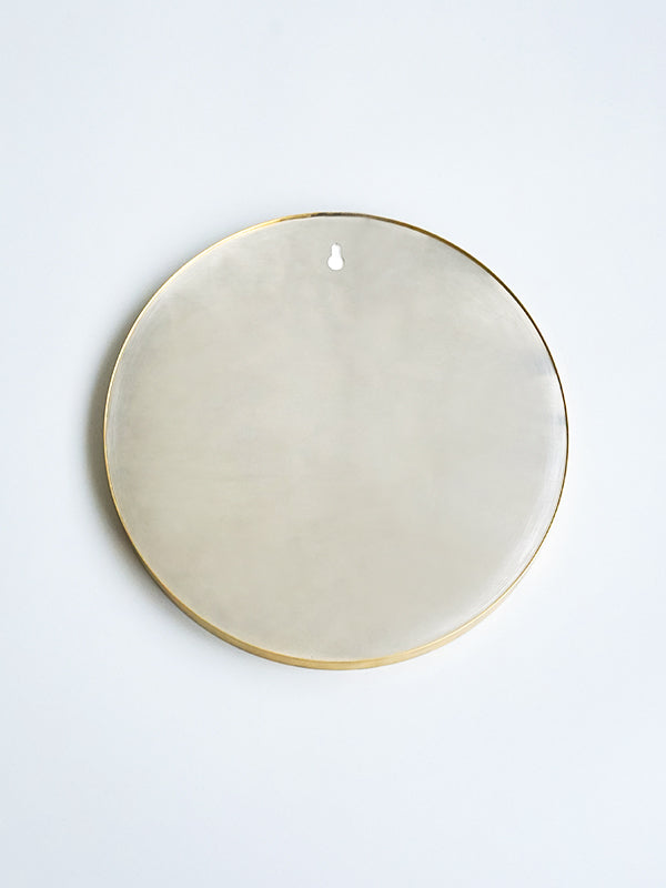 Brass round mirror 320