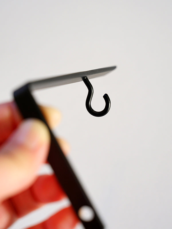 アイアンラウンドサインプレート ブラック