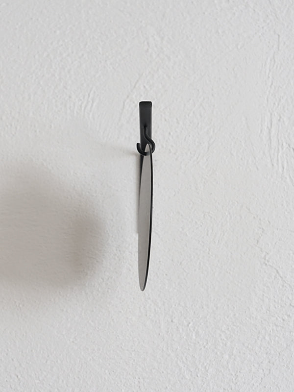 アイアンラウンドサインプレート ブラック