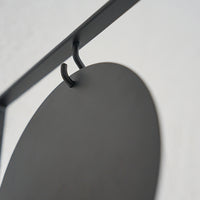 アイアンラウンドサインプレート ブラック