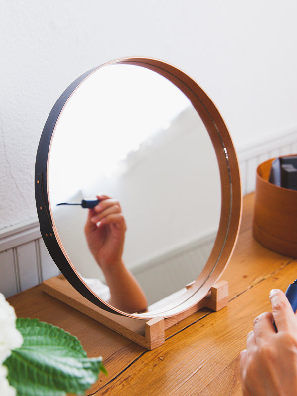 シェーカーラウンドミラー ブラック