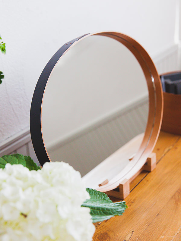 シェーカーオーバルミラーL ブラック