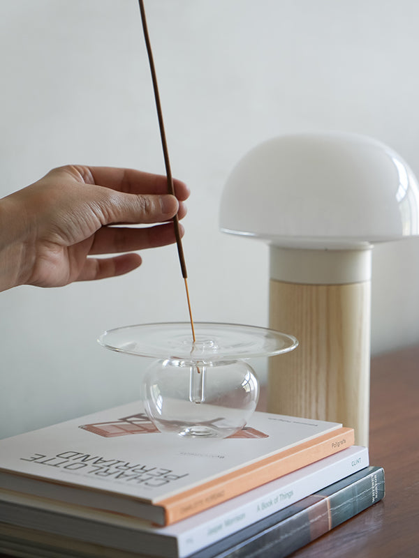 ガラスインセンスベース Lua