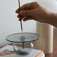 ガラスインセンスベース Lua