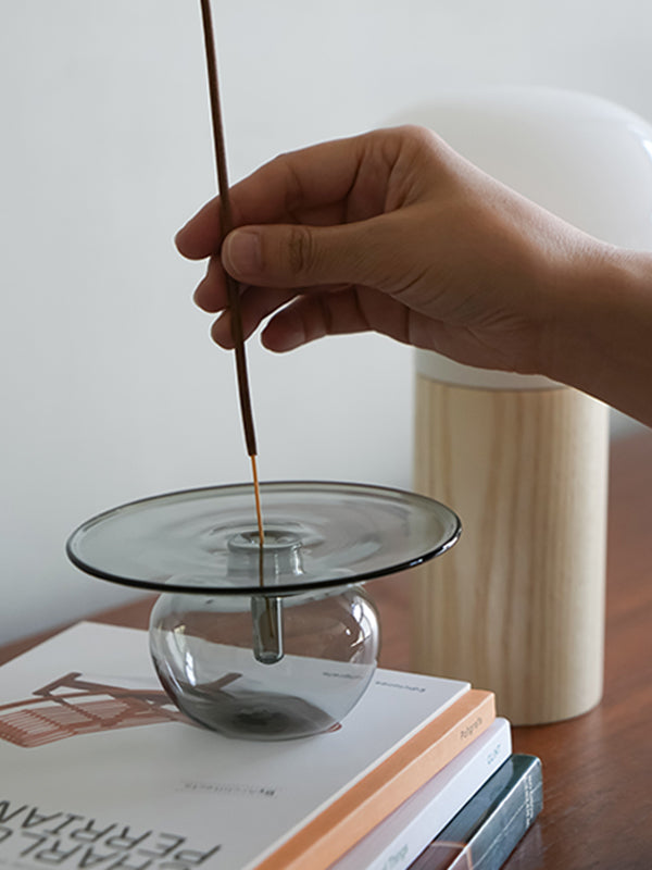 ガラスインセンスベース Lua